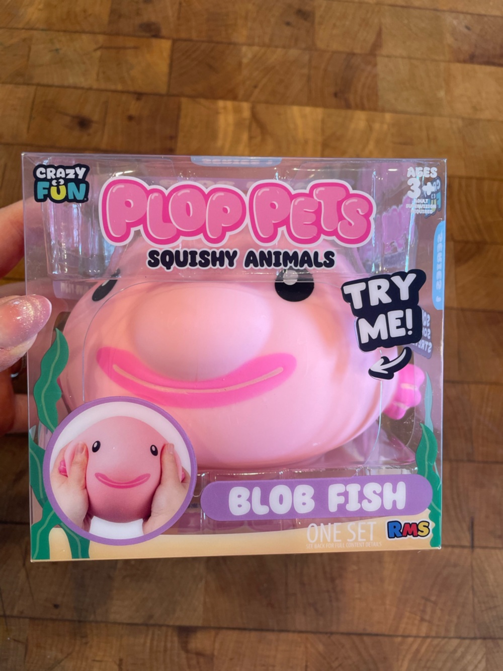 Squishy Animals Blob Fish - Pink